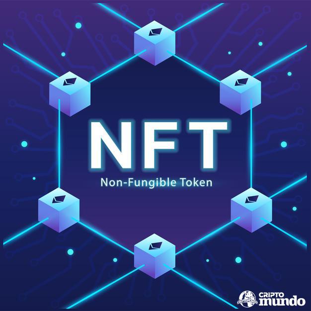 concept-nft-non-fungible-token-with-network-vector-dark-background_114341-257